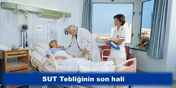 SUT Tebliğinin son hali