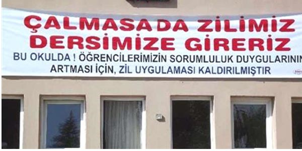 Bu okulda zil sesi duyamazsınız