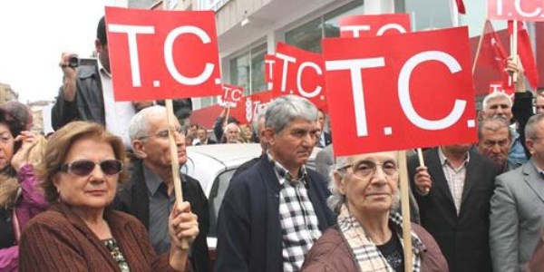 Karadeniz ereğli'de TC eylemi