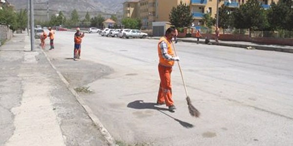Erzincan Belediyesi'nden bahar temizlii