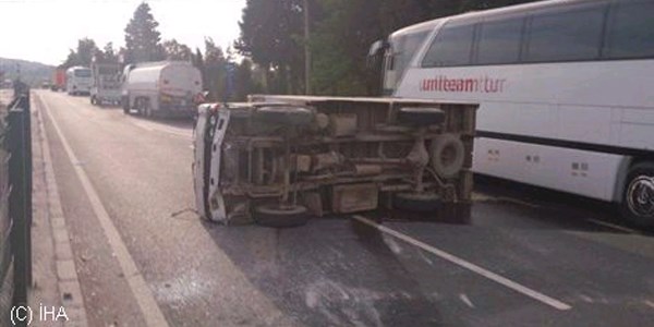 Karamürsel'de trafik kazası: 1 yaralı
