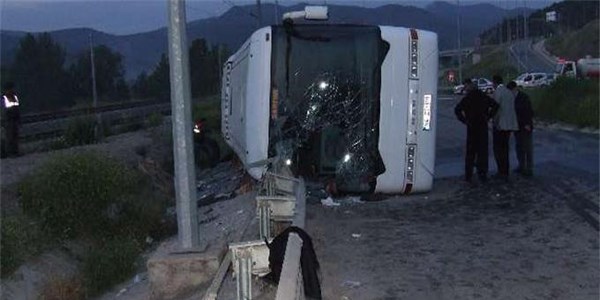 İmamların gezisi kötü bitti: 41 yaralı/ Video