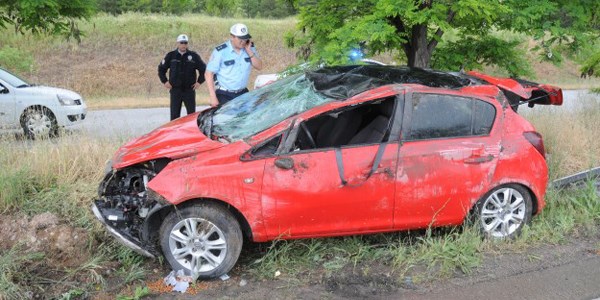 Trabzon Emniyet M�d�r� kaza yapt�/ Video