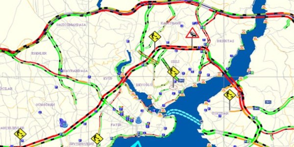 Dikkat İstanbul'da trafik durdu!