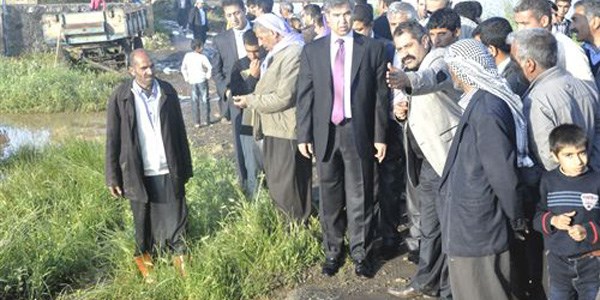 Siverek'te aşırı yağmur köylerde sele neden oldu