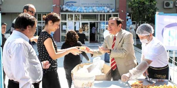 SGK Muğla İl Müdürlüğü lokma döktürdü