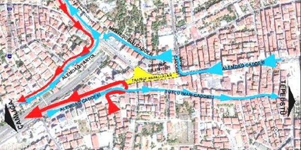 İstasyon kazısı nedeniyle Alemdağ Caddesi üç yıl kapatılacak