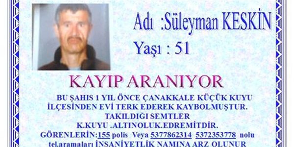 Kayıp ağabeyini arıyor