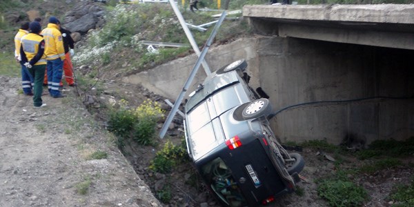 Gümüşhane'de trafik kazası: 1 ölü