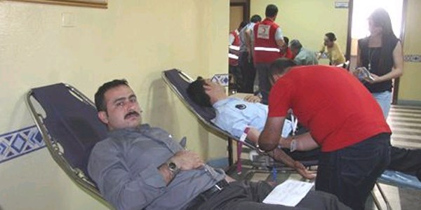 Kilis Belediyesi çalışanlarından kan bağışı