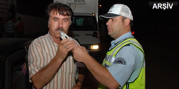 Alkol kontrol�nden ka�ana 2 bin lira ceza/ Video