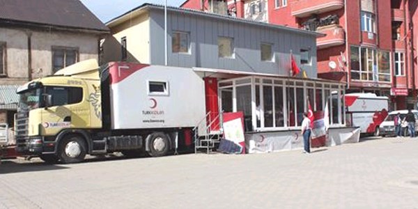 Şiran'da bir günde 113 ünite kan toplandı