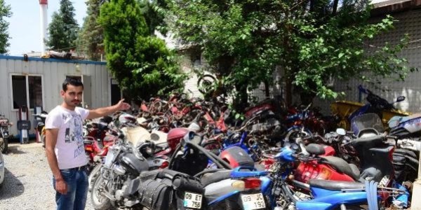 Yediemin depoları motosikletle doldu