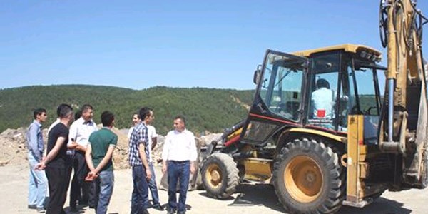 İş makineleri operatörlük kursu açıldı