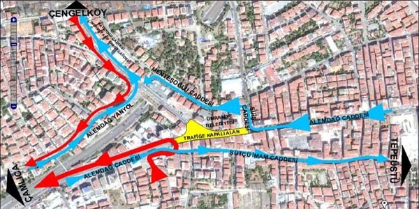 Alemda� Caddesi 3 y�l s�reyle kapat�ld�/ Video