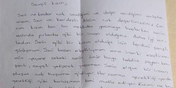 Anneden ağlatan mektup
