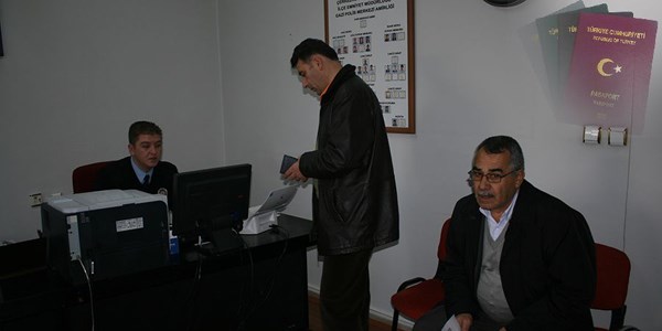 Pasaportu sistem vurdu