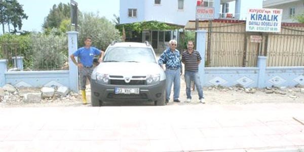 Mersin'de kapıya kaldırım şaşkınlığı