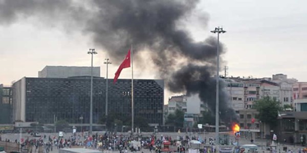 Taksim'de bu sabah