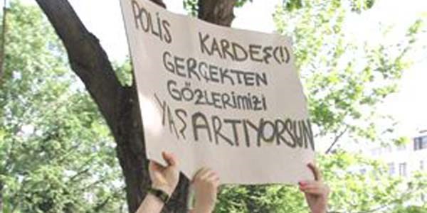 Polis ikna etti, göstericiler dağıldı