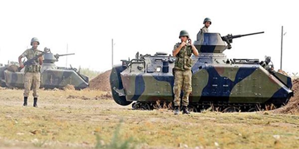 TSK: Devriye timine Suriye taraf�ndan ate� edildi