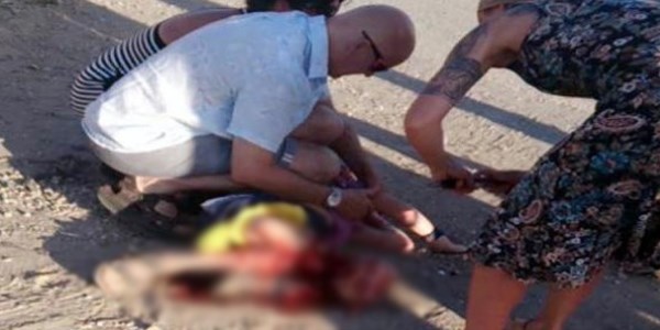 Aracın çarptığı turist çocuğun bacakları kırıldı