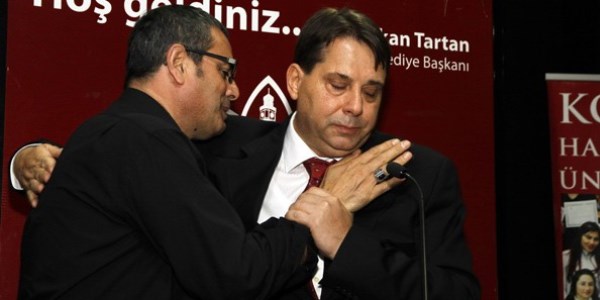 Olaylar başkanı gözyaşlarına boğdu