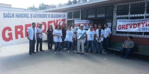 Doktorlar, işçiler, öğretmenler iş bıraktı
