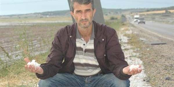 Dolu ya�d�, ekili alanlar zarar g�rd�