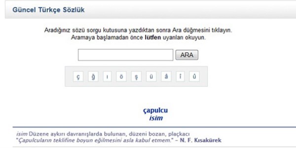 TDK'da 'çapulcu'nun anlamının değiştirildiği iddiası
