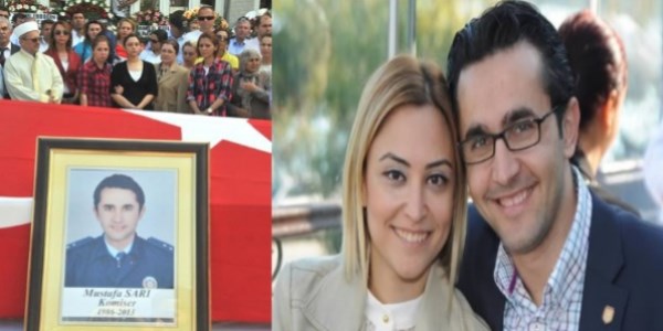 Şehit komiserin cenazesi baba ocağına getirildi