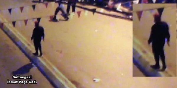 Mobese'ye yans�yan eli silahl� eylemci/ Video