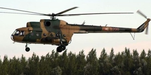 Tunceli'de kylleri askeri helikopter kurtard
