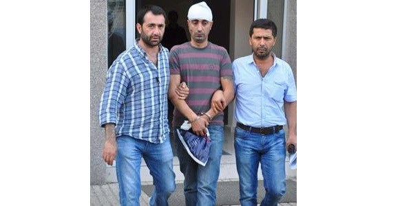 Eski e�inin akrabas�n� �ld�ren ��pheli tutukland�