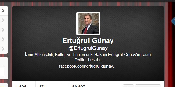 Erturul Gnay'dan yeni 'Gezi Park' twitleri