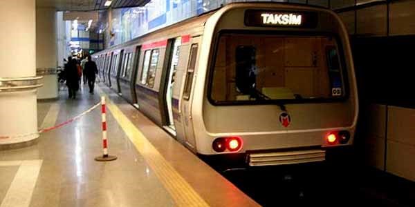 stanbul'da baz metro seferleri iptal