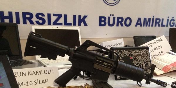 M-16'lı hırsızlık şebekesine operasyon: 15 gözaltı