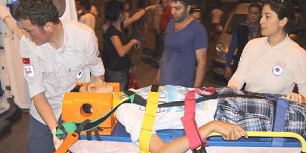 Samsun'da otomobil bisiklete �arpt�: 1 yaral�