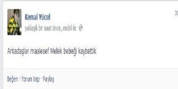 Kalp nakli olan minik Melek hayata tutunamadı