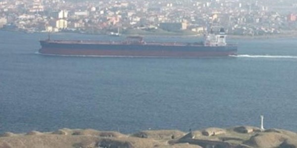 Y�k gemisi �anakkale Bo�az�'nda ar�za yapt�