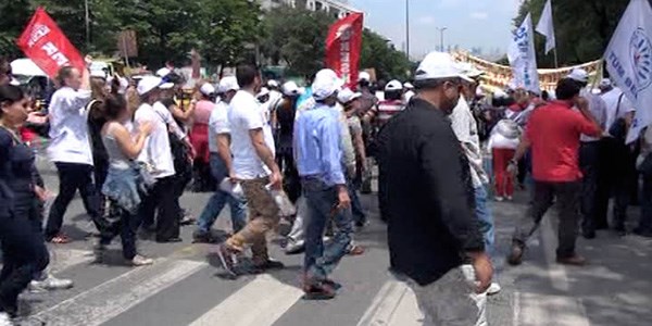 Başkenteki iş bırakma eylemi olaysız sona erdi