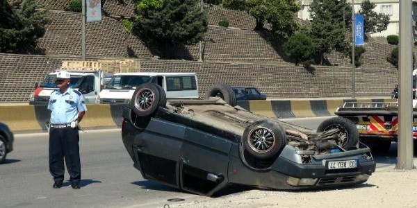 Uzman avu, kediye arpmamak istedi takla att