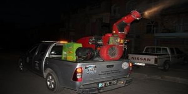 Nev�ehir'de ila�lama �al��malar�