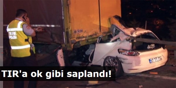 TEM Otoyolu'nda akıl almaz kaza