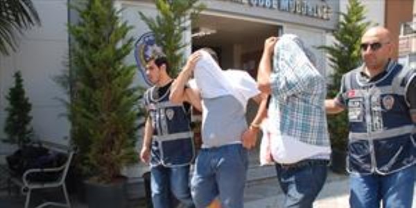 Hırsızlık operasyonunda 5 kişi adliyeye sevk edildi