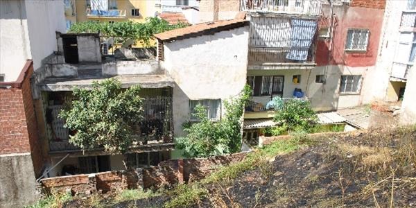 Mahallede yangın paniği