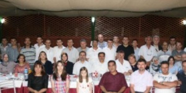 Şube müdürüne veda yemeği