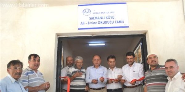 Köy camisine görkemli açılış