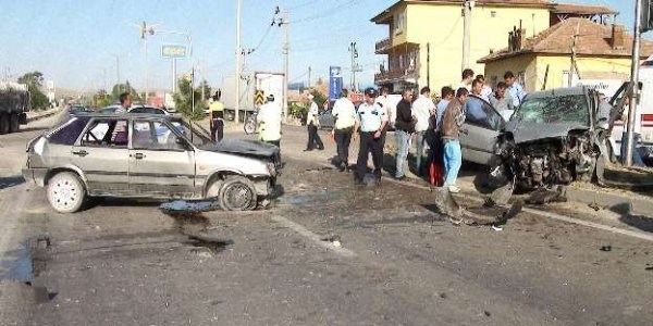 Konya'da trafik kazas: 5 yaral
