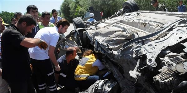 Tokat'ta trafik kazası: 6 yaralı